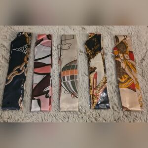 Set of 5 Patterned Silk Ties